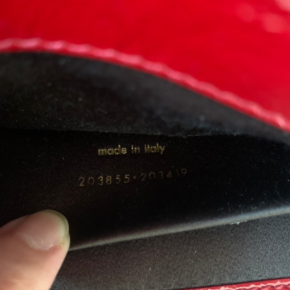 Yves Saint Laurent Belle De Jour Red Patent Calfskin Clutch - Picture 10 of 10